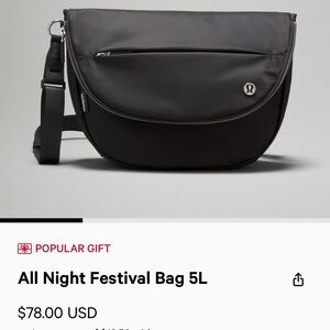 Lululemon All Night Festival Bag 5L